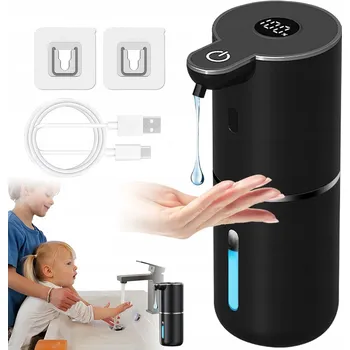 Dávkovač mýdla Bezdotykový dávkovač mýdla Bedee na kuchyňskou dávkovač 380 ml černý