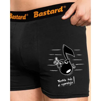 Trenýrky Bastard Tón boxerky Black