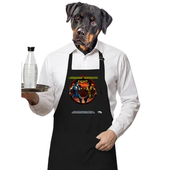 Kuchyňská zástěra Bastard B17: Mortal Kombat zástěra Black