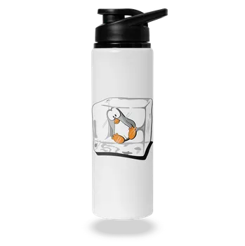 Láhev Bastard Tučňák lahev na vodu White