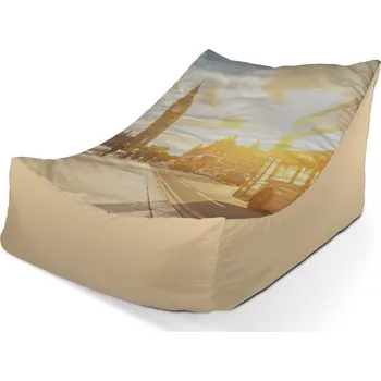 Sedací pytel Sablio Sedací vak Lounge Londýn Big Ben - 80 x 95 x 50 cm