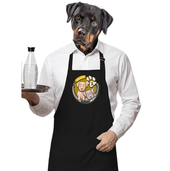 Kuchyňská zástěra Bastard Psí horoskop: Blíženci zástěra Black