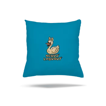 Polštář Bastard Nebuď labubuť polštář Blue Turquoise