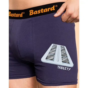 Trenýrky Bastard Tablety boxerky Blue Navy