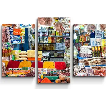 Obraz Sablio Obraz - 3-dílný Barevné koření - 75x50 cm