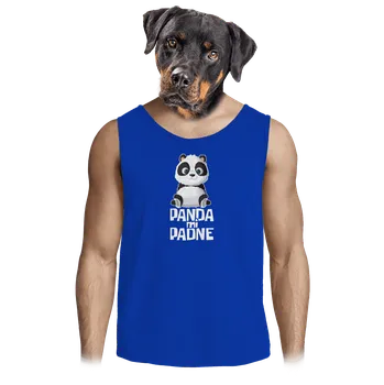 Pánské tílko Bastard Panda mi padne pánské tílko Royal Blue