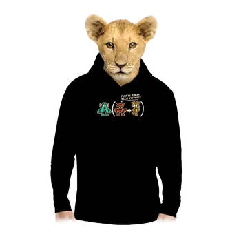 Chlapecká mikina Bastard Vytýkání před závorku dětská mikina klokanka Black