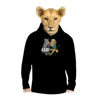 Chlapecká mikina Bastard Lezu na nervy dětská mikina klokanka Black