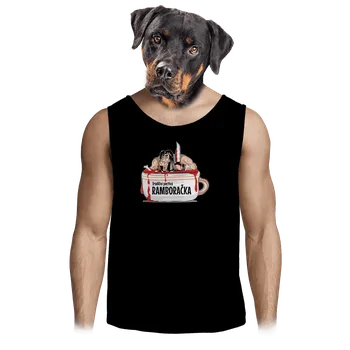 Pánské tílko Bastard Ramboračka pánské tílko Black