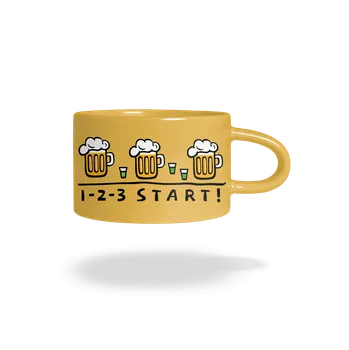 Bastard Start hrnek makronka Yellow Macaron