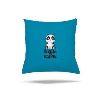 Polštář Bastard Panda mi padne polštář Blue Turquoise