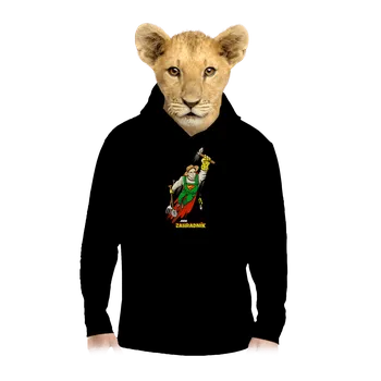 Chlapecká mikina Bastard Zahradník dětská mikina klokanka Black