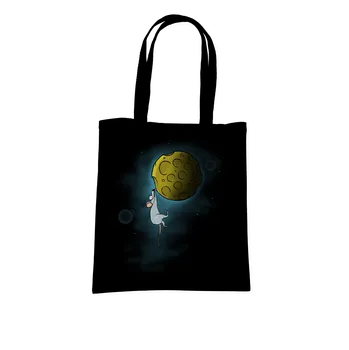 Nákupní taška Bastard Můnčíz taška Black