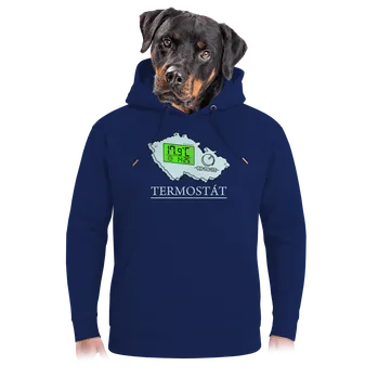 Pánská mikina Bastard Termostát unisex mikina premium Navy