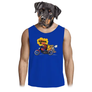 Pánské tílko Bastard Pekelná jízda pánské tílko Royal Blue