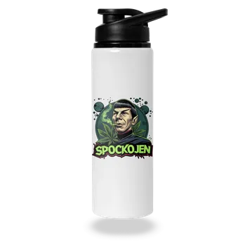 Láhev Bastard Spockojen lahev na vodu White