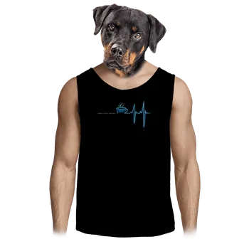 Pánské tílko Bastard Coffee help pánské tílko Black