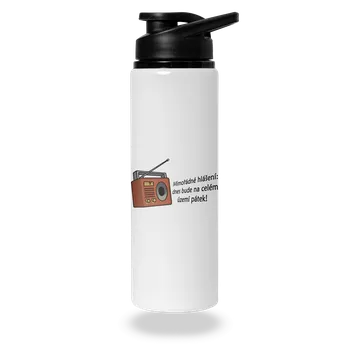 Láhev Bastard Mimořádné hlášení lahev na vodu White