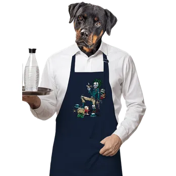 Kuchyňská zástěra Bastard Evil Clown zástěra Navy