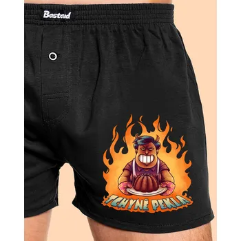 Trenýrky Bastard Tchyně pekla pánské trenky Black