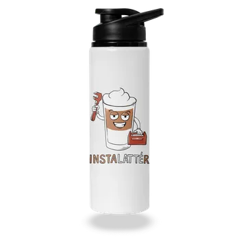 Láhev Bastard Instalattér lahev na vodu White