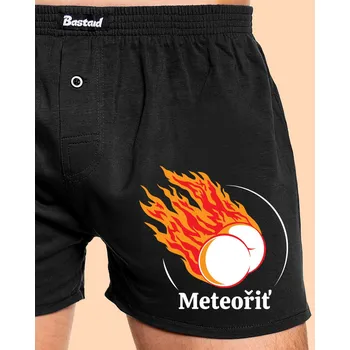 Trenýrky Bastard Meteořiť pánské trenky Black