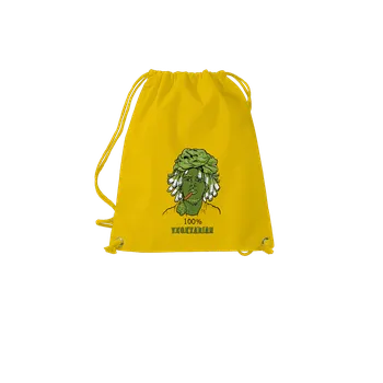 Sportovní vak Bastard 100% vegetarián vak Yellow