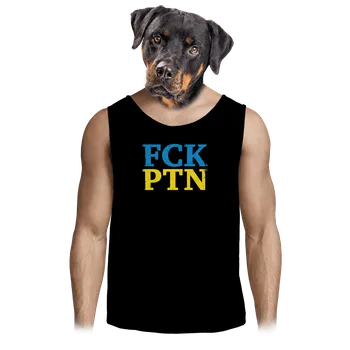 Pánské tílko Bastard Ukrajina - FCK PTN pánské tílko Black