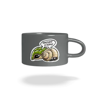 Bastard Nakoupit a domů hrnek makronka Grey Macaron