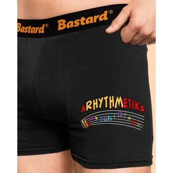 Trenýrky Bastard Arhythmetika boxerky Black