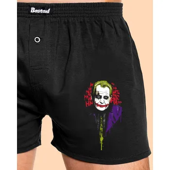 Trenýrky Bastard Zeman Joker pánské trenky Black