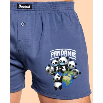 Trenýrky Bastard Pandamie pánské trenky Blue