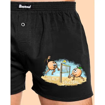 Trenýrky Bastard Peach volejbal pánské trenky Black