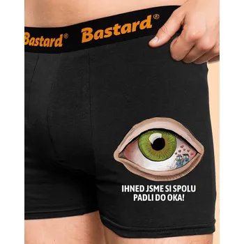 Trenýrky Bastard Padli do oka boxerky Black