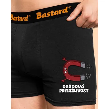 Trenýrky Bastard Osudová přitažlivost boxerky Black