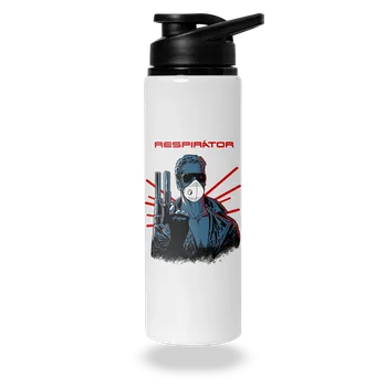 Láhev Bastard Respirátor lahev na vodu White