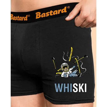 Trenýrky Bastard Whiski boxerky Black