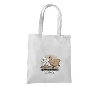 Nákupní taška Bastard Strongest bird taška White