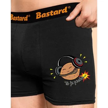 Trenýrky Bastard Pecka boxerky Black