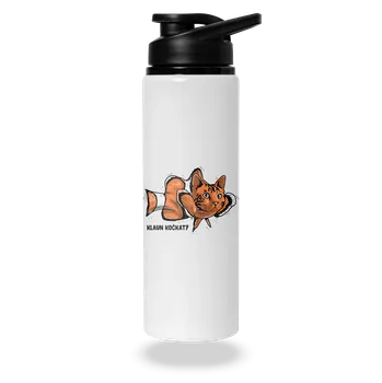 Láhev Bastard Klaun Kočkatý lahev na vodu White