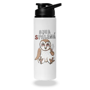 Láhev Bastard Sova Pálená lahev na vodu White