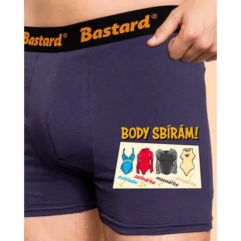 Trenýrky Bastard Body sbírám boxerky Blue Navy
