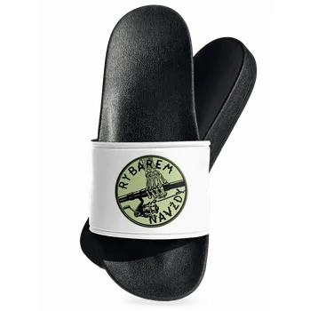 Pánské pantofle Bastard Rybářem navždy pantofle White