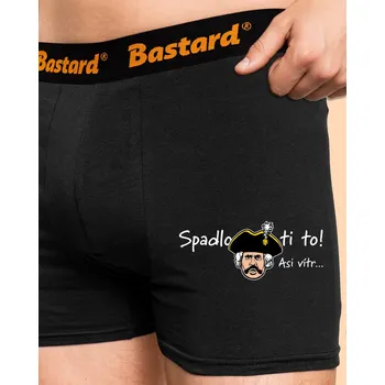 Trenýrky Bastard Spadlo ti to boxerky Black