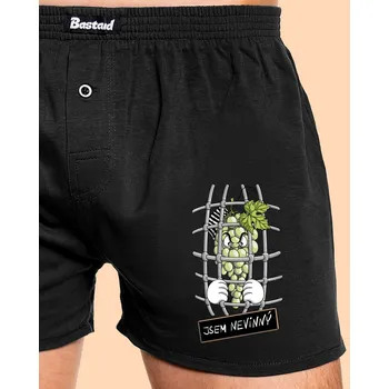 Trenýrky Bastard Nevinný Hrozen pánské trenky Black