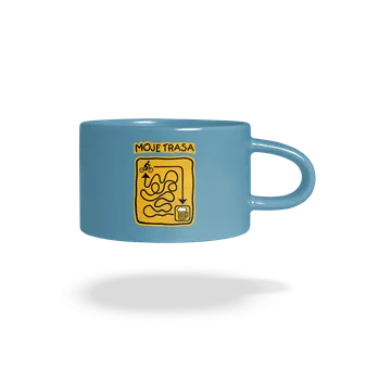 Bastard Moje trasa hrnek makronka Blue Macaron