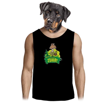 Pánské tílko Bastard Houbaření zdar pánské tílko Black