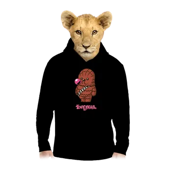 Chlapecká mikina Bastard Žvejkal dětská mikina klokanka Black