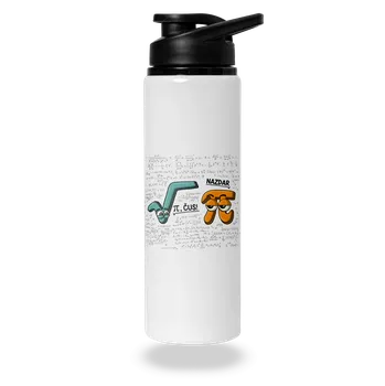 Láhev Bastard Pí, čus! lahev na vodu White