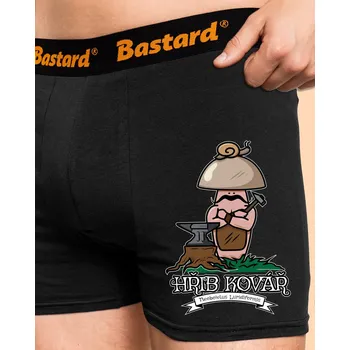 Trenýrky Bastard Hřib kovář boxerky Black